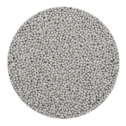 BrandNewCake Suikerparels Metallic Zilver 2mm 80gr.
