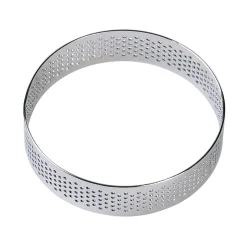 BrandNewCake Taartring RVS Geperforeerd Ø8x2cm