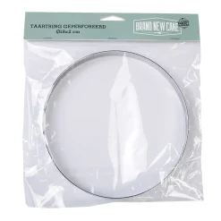 BrandNewCake Taartring RVS Geperforeerd Ø18x2cm