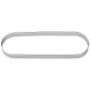 BrandNewCake Taartring RVS Ovaal Geperforeerd 27x8x2cm**