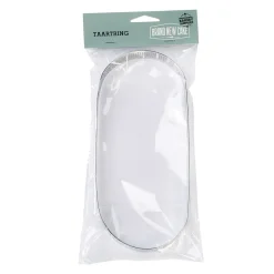 BrandNewCake Taartring RVS Ovaal Geperforeerd 27x8x2cm**