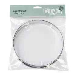 BrandNewCake Taartring RVS Ø14x2cm**