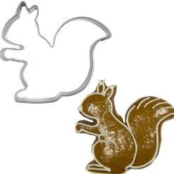 BrandNewCake Uitsteker Eekhoorn RVS 6cm
