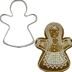 BrandNewCake Uitsteker Gingerbread Vrouw RVS 6,5cm