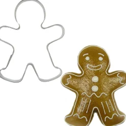 BrandNewCake Uitsteker Gingerbread Man RVS 9cm