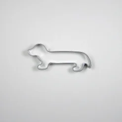 BrandNewCake Uitsteker Hond Teckel RVS 8cm