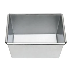 Broodvorm Half-Brood Alusteel 15x10,5cm