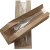 Broodzak Kraft met venster (half-brood) 160 + 50x370mm