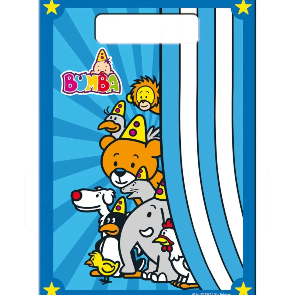 Bumba Plastic Uitdeelzakjes 30x18cm 8st.**