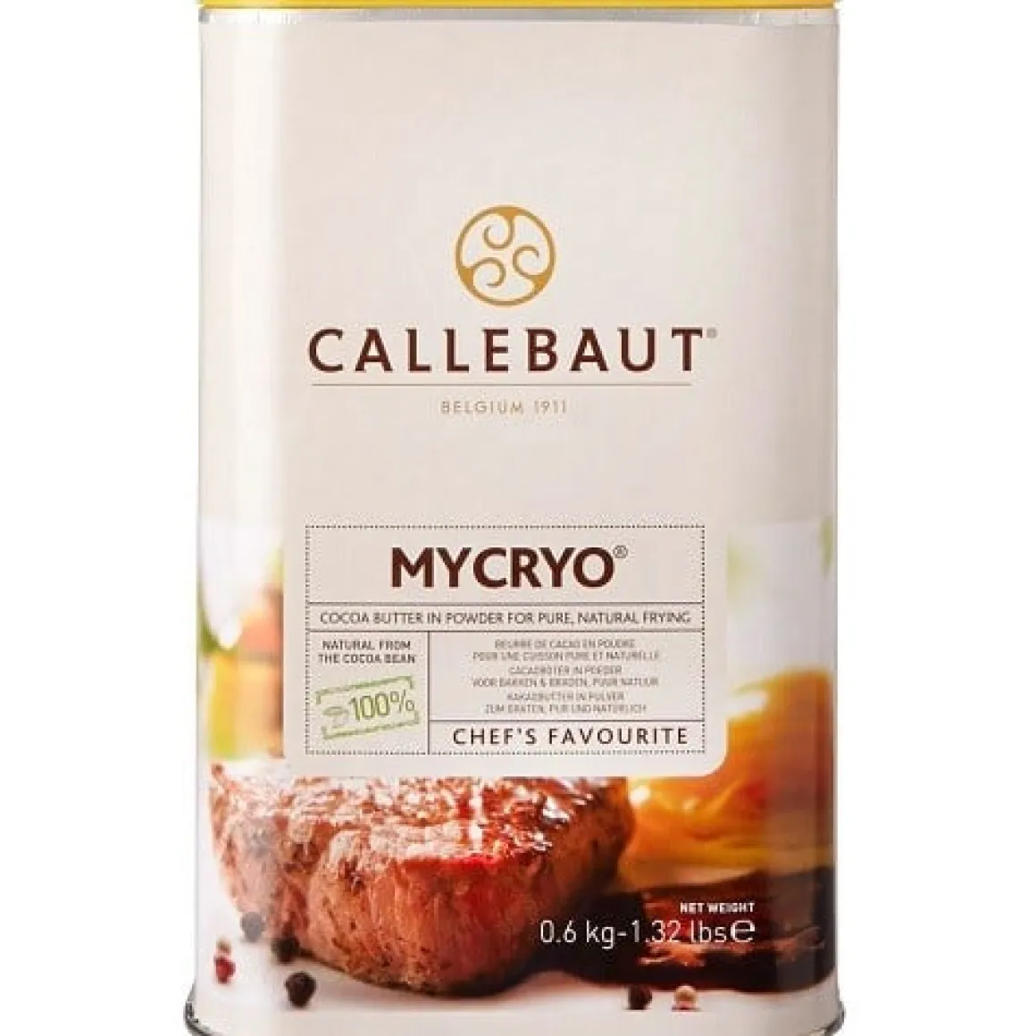 Cacaoboter in poedervorm Callebaut Mycryo® 600 gram