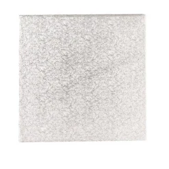 Cakedrum Zilver Vierkant 43cm
