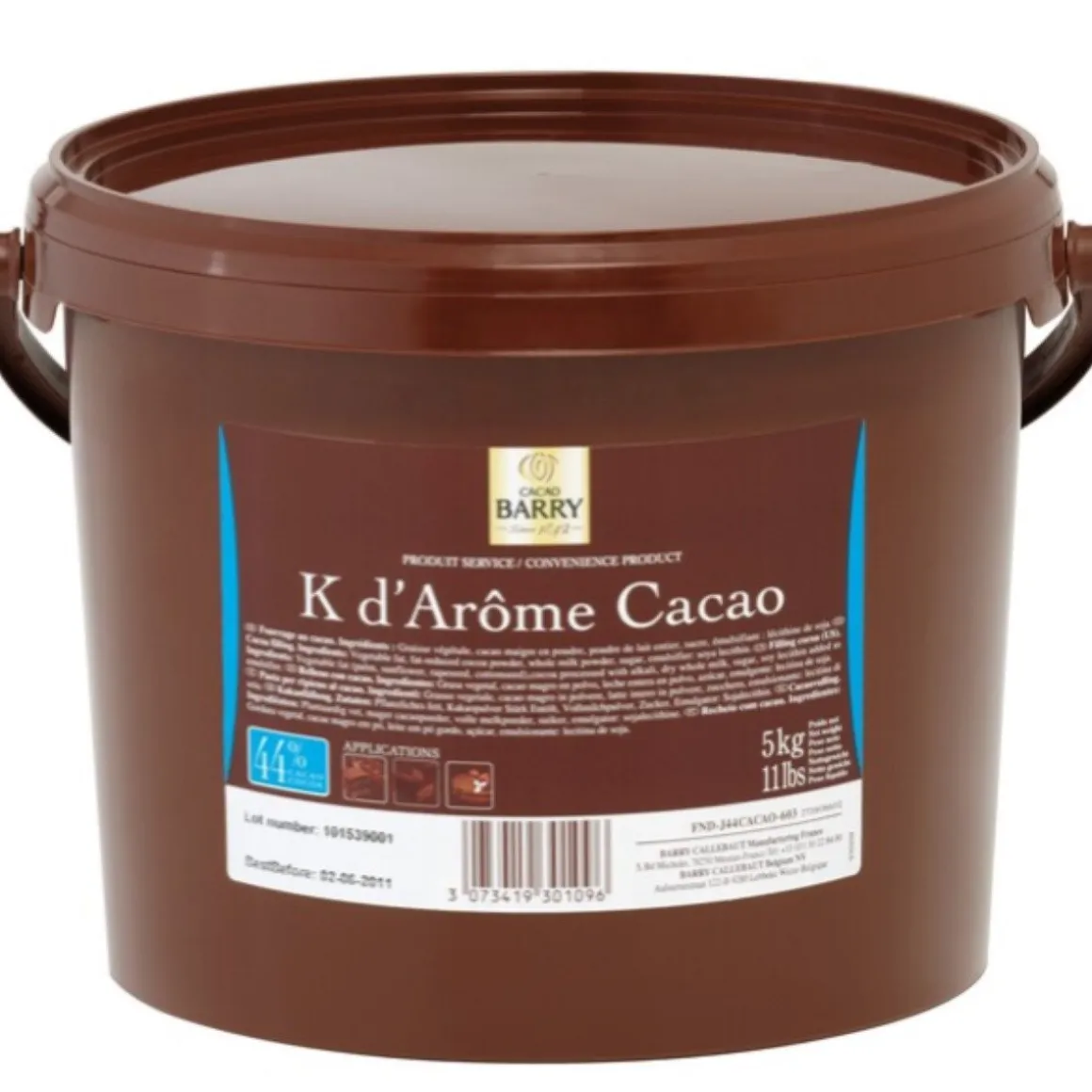Callebaut Cacao Pasta K D'Arome 5kg**