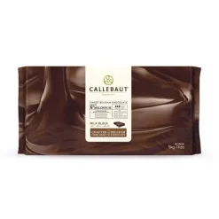 Callebaut Chocoladeblok Melk 5kg (zonder suiker)