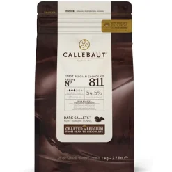 Callebaut Chocolade Callets Puur (811) 1kg