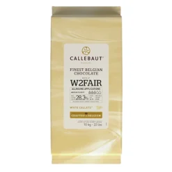 Callebaut Chocolade Callets Fairtrade Wit (W2) 10 kg**