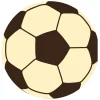 Callebaut Chocoladedecoratie Voetbal 189st