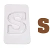 Chocoladebloklettervorm 100 gr. Letter S