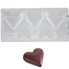 Chocolade Holvorm Chocolate World Hart (5x) 80x69x16 mm