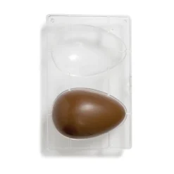 Chocolade Holvorm Half-Ei Glad (2x) 150x100mm