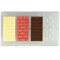 Chocolademal Baksteen Tablet (4x) 8,5x4,2 cm