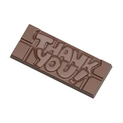 Chocolademal Chocolate World Tablet Thank You (4x) 118x50mm