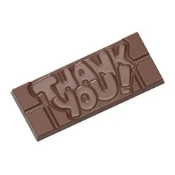 Chocolademal Chocolate World Tablet Thank You (4x) 118x50mm