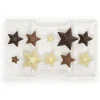 Chocolademal Sterren (10x) 2,0-3,5-5,0x4,2 cm