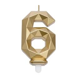 Cijferkaars Geo Goud #6