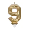 Cijferkaars Geo Goud #9