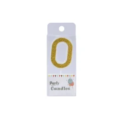 Cijferkaars Goud Glitter #0