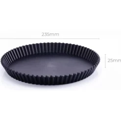 CleanBaking Kunststof Vlaaipan Gekarteld Ø20,5cm