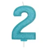 Culpitt Cijferkaars #2 Blauw met Glitter