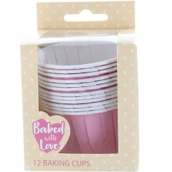 Culpitt Cupcake Vormpjes Roze 50mm 12st.