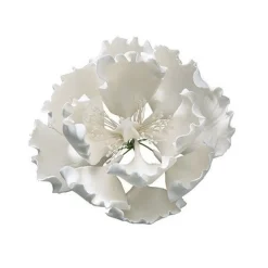 Culpitt Gumpaste Pioen Wit 10cm