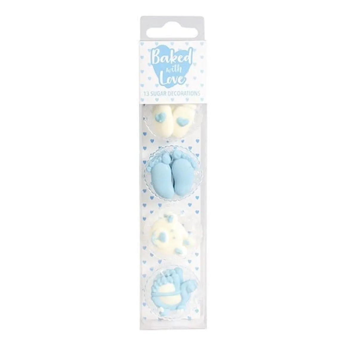 Culpitt Suikerdecoratie Baby Blauw 25mm 13st.