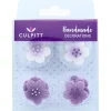Culpitt Suikerdecoratie Bloemen Lila 12st.