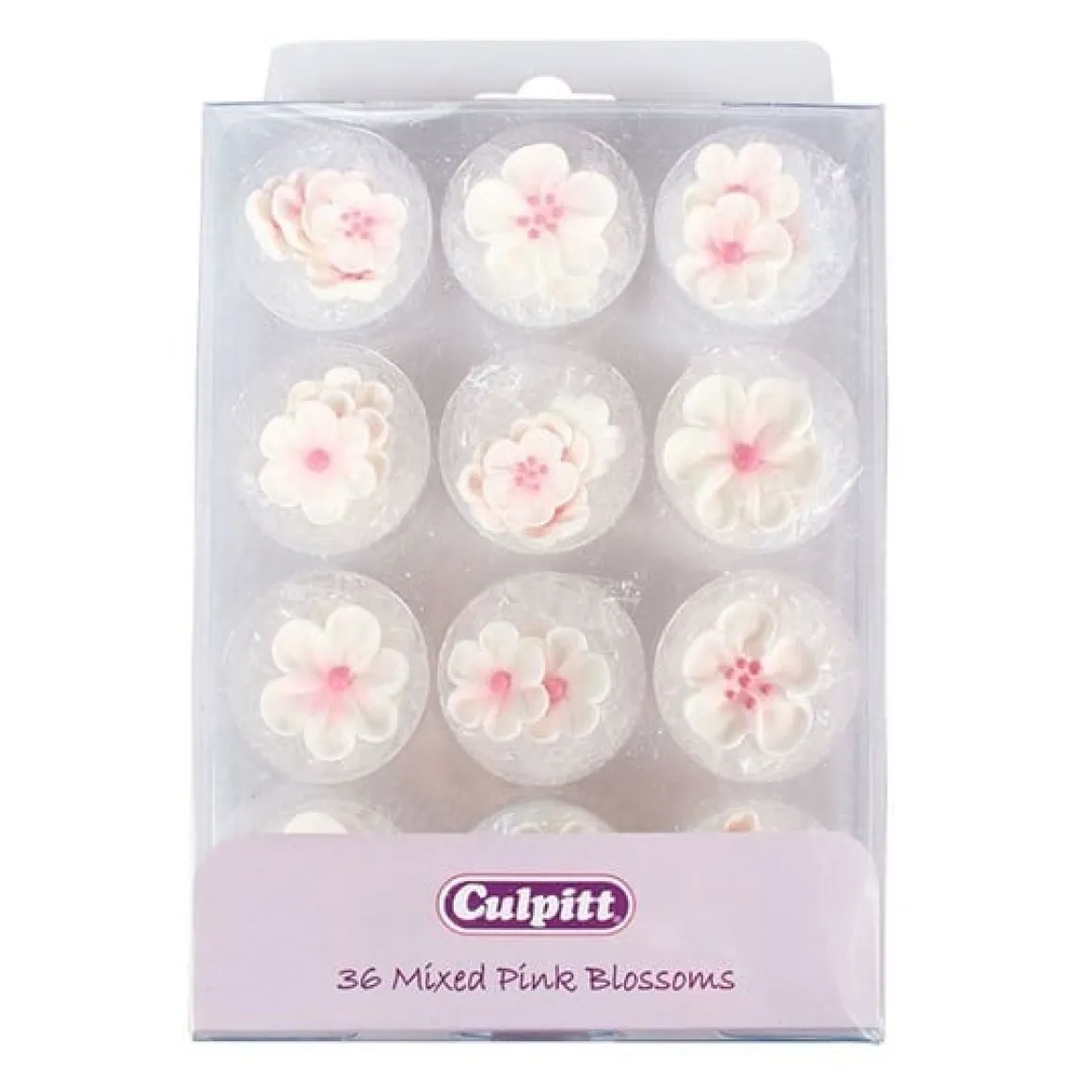 Culpitt Suikerdecoratie Bloemen Mix 36st.