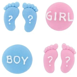 Culpitt Suikerdecoratie Boy Or Girl 25mm 12st.