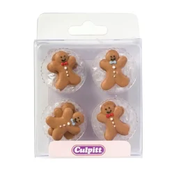 Culpitt Suikerdecoratie Gingerbread Poppetje 25mm 12st.