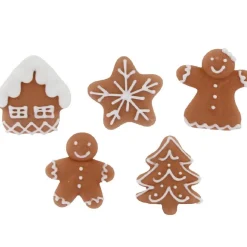 Culpitt Suikerdecoratie Gingerbread 25mm 200st.