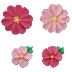 Culpitt Suikerdecoratie Madeliefjes Assortiment Roze 14st.