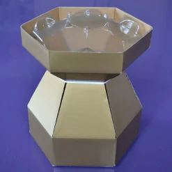Cupcake Doos Boeket Goud Ø18x19cm