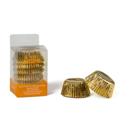 Cupcake Vormpjes Goud Ø50x32(h) mm 60 stuks