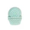 Cupcake Vormpjes HoM Chevron Mint Groen 50x33mm. 50st.**