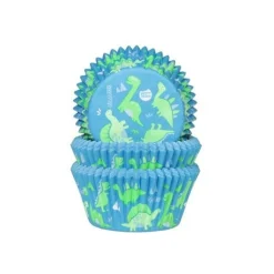 Cupcake Vormpjes HoM Dinosaurus 50x33mm. 50st.