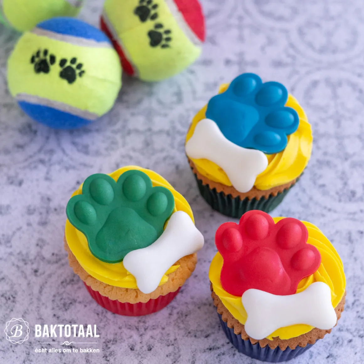 Cupcake Vormpjes HoM Donker Blauw 50x33mm. 50st.