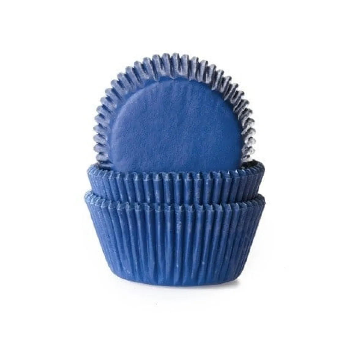 Cupcake Vormpjes HoM Donker Blauw 50x33mm. 500st.**