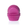 Cupcake Vormpjes HoM Fuchsiaroze 50x33mm. 500st.**