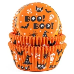 Cupcake Vormpjes HoM Halloween 50x33 mm. 50st.