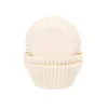 Cupcake Vormpjes HoM Ivoor 50x33mm. 50st.